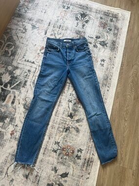GRLFRND Denim THE KAROLINA Jeans Sz 25 High Waisted Skinny Leg